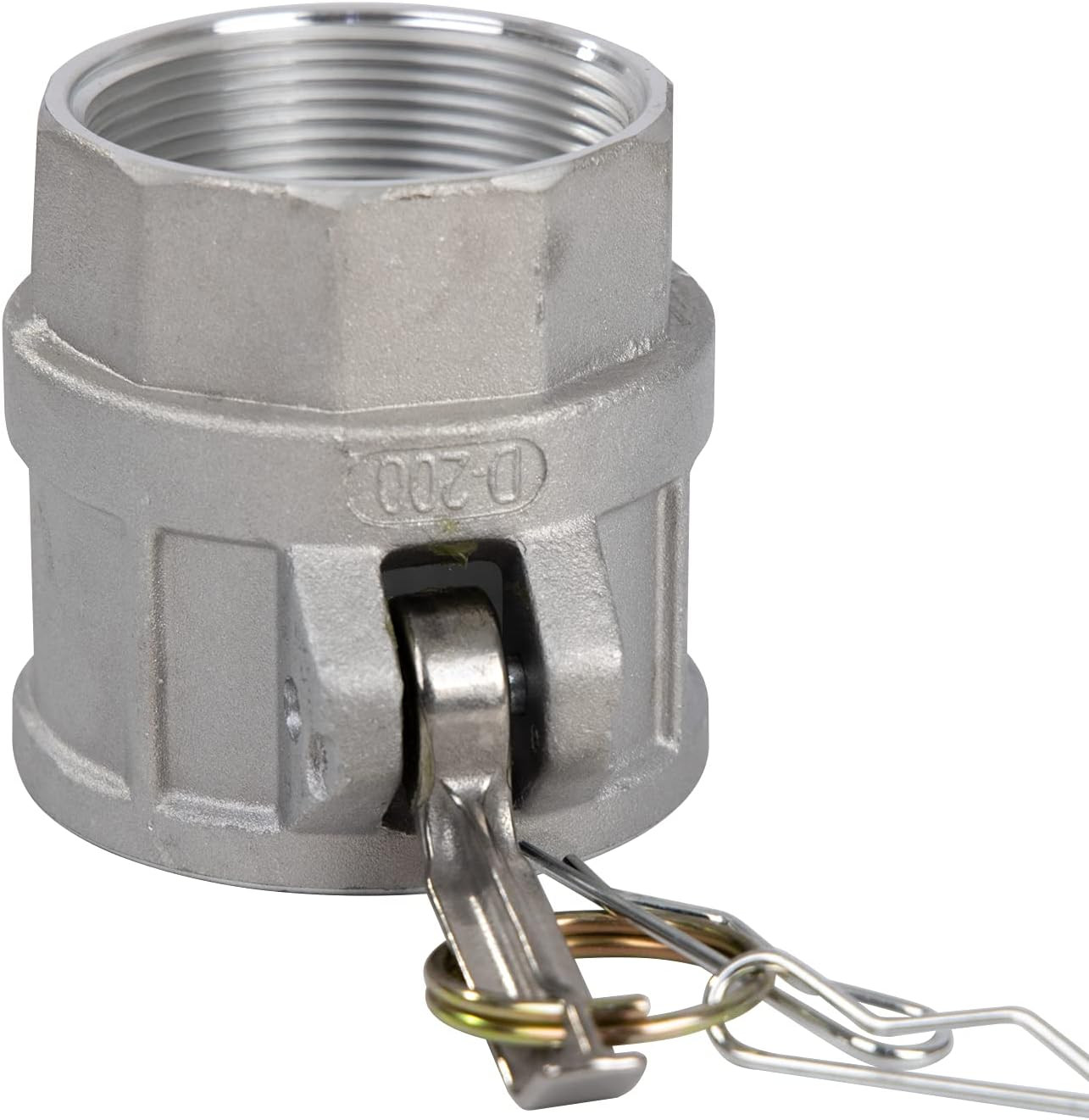 2 Pcs Aluminum Camlock (2″ Part D) Cam & Groove Hose Fittings, Cam Lock Fittings