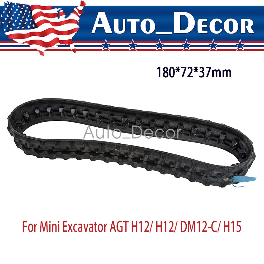 Rubber Tracks with 180*72*37mm Size for Mini Excavator AGT H12/ H12/ DM12-C/ H15
