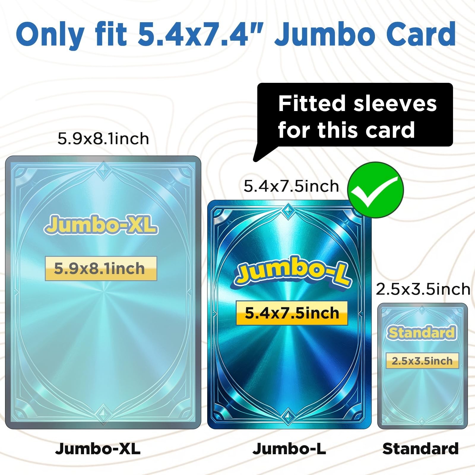 Jumbo Card Hard Sleeves – 24 Pack Rigid Plastic Top loaders for 5.4 x7.4”
