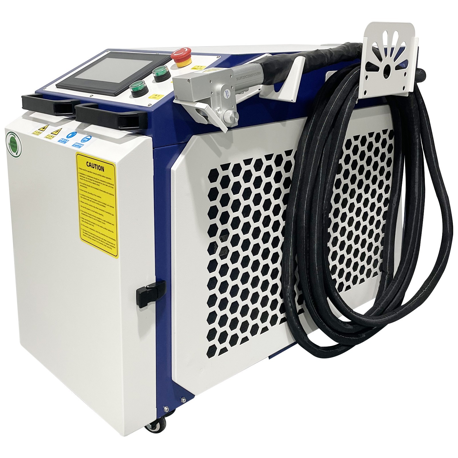 1500W Industrial Handheld Laser Rust Remover Metal Oxide Paint Coating Stripping