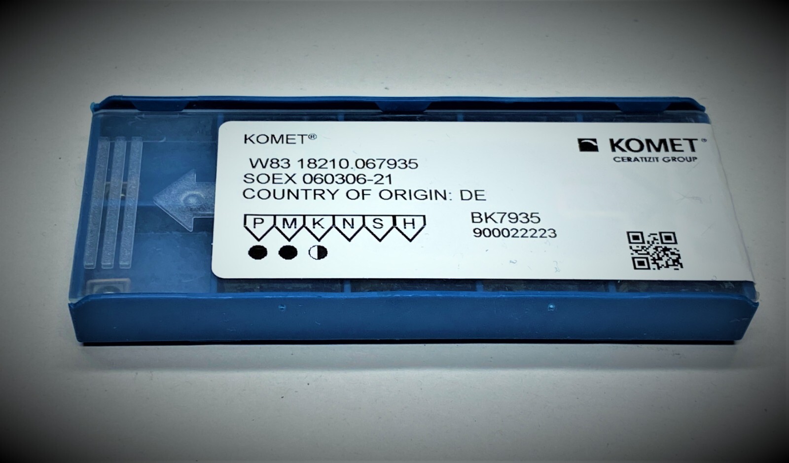 Komet 10 pcs. SOEX 060306-21 BK7935 Carbide inserts W83 18210.067935