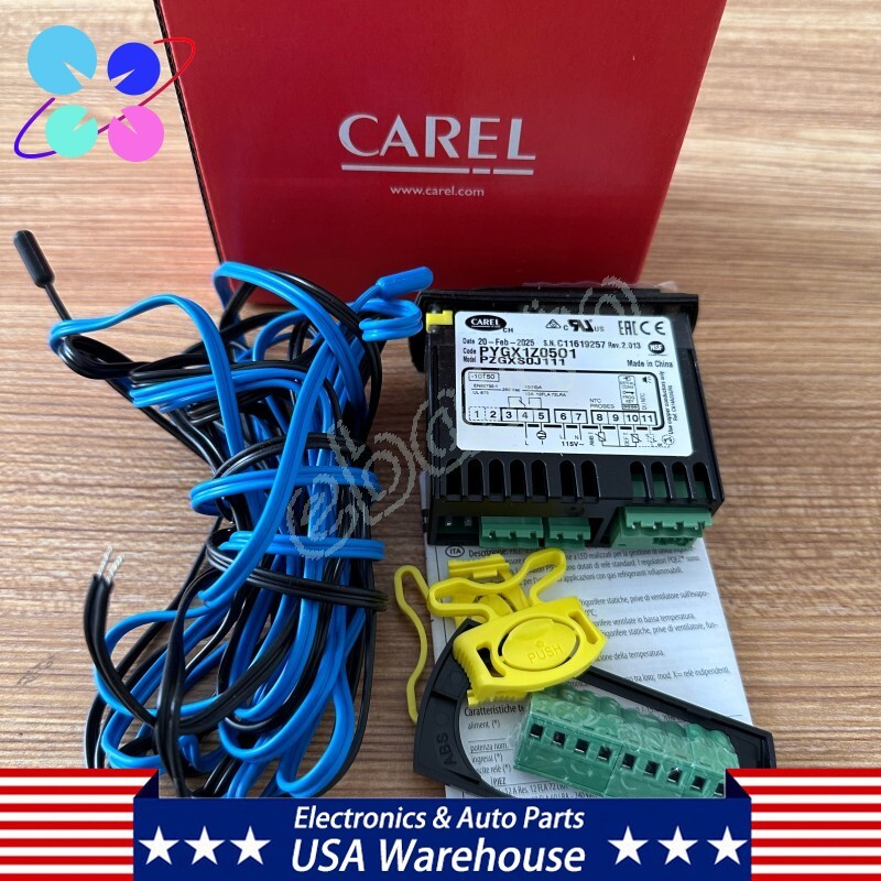 Carel Digital Temperature Controller Thermostat w/ Sensor Probes 115V PZGXS0J111