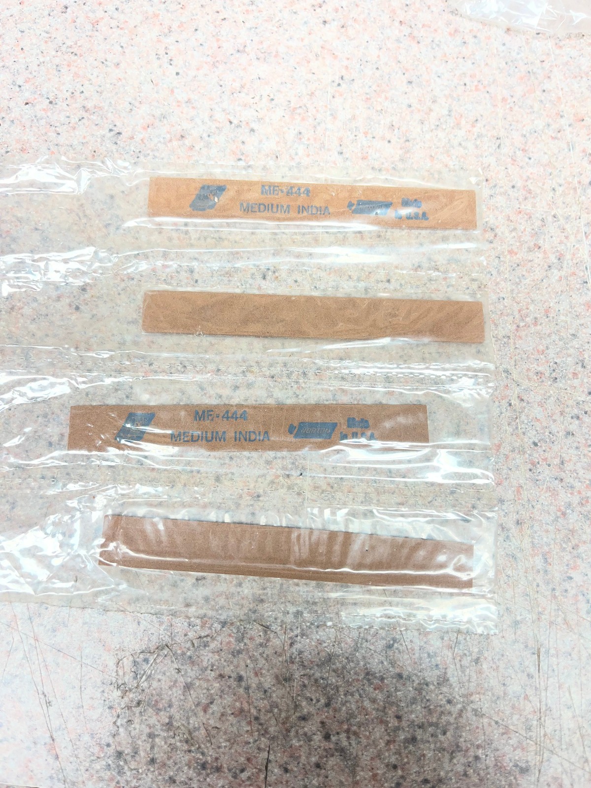 NEW Lot Of 4 Norton MF-444 Sharpening Stones Mdedium India