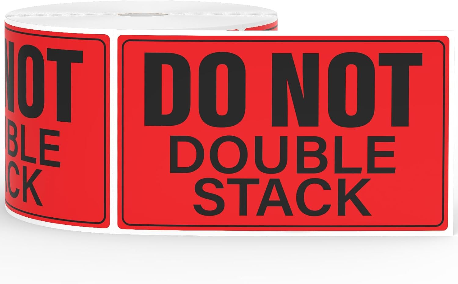 500 Pcs Do Not Double Stack Labels for Shipping Handling 3″ x 5″ Warning Stic…