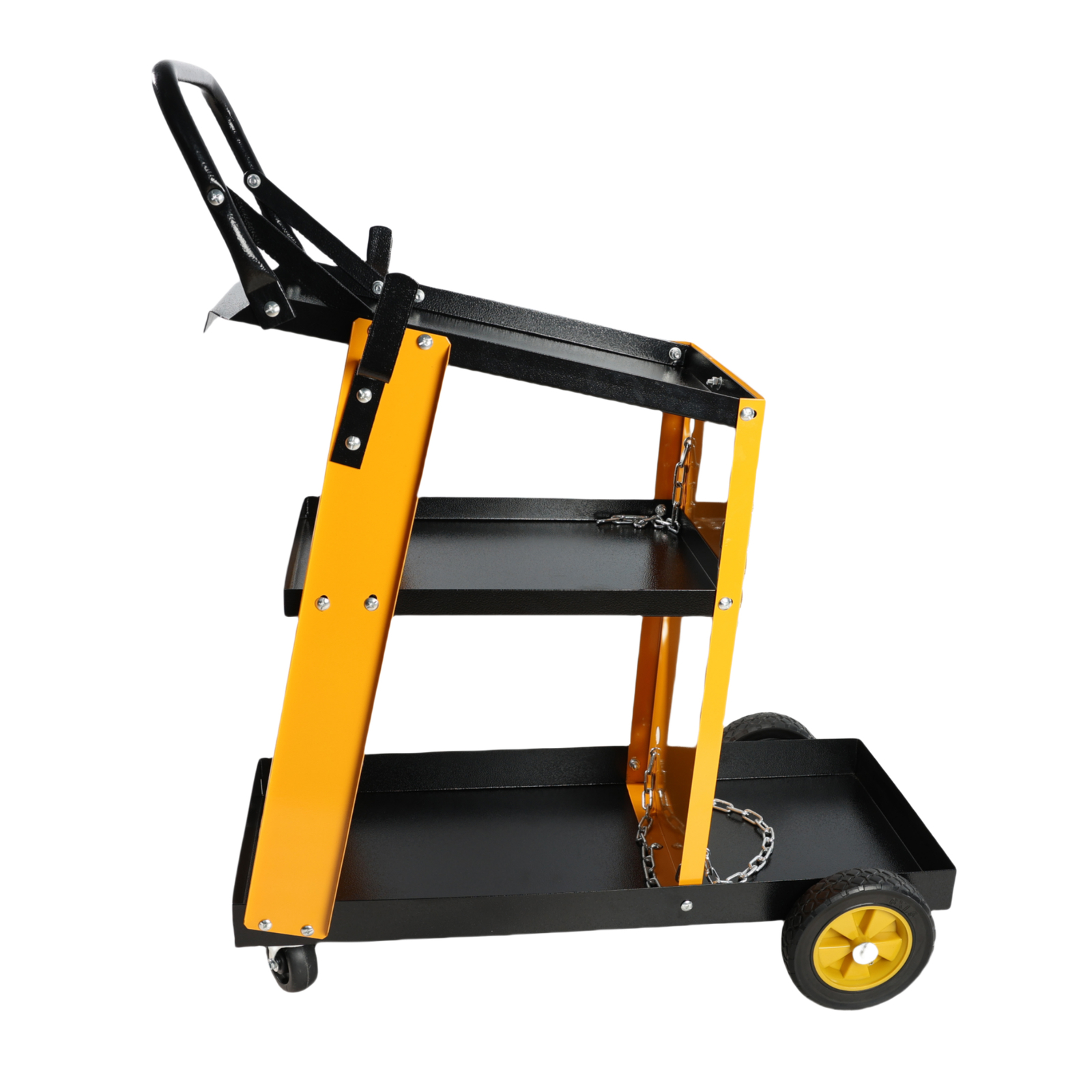 Welding Cart 3 Tiers 200 LBS Welder Welding Cart with 360° Swivel Wheels New
