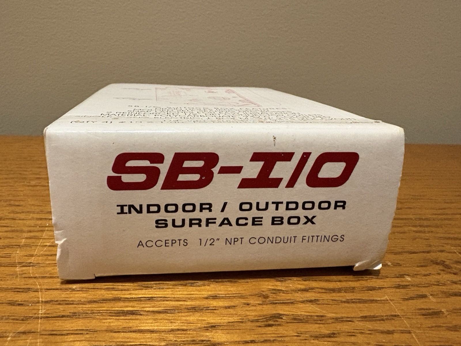 Fire-Lite SB-I/O Surface Mount Back Box Pull Station – NEW – FREE SHIPPING