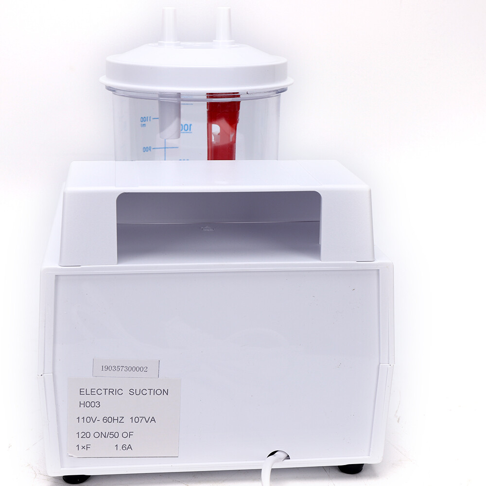 1000mL Portable Phlegm Suction Unit Emergency Medical Vacuum Aspirator Machine
