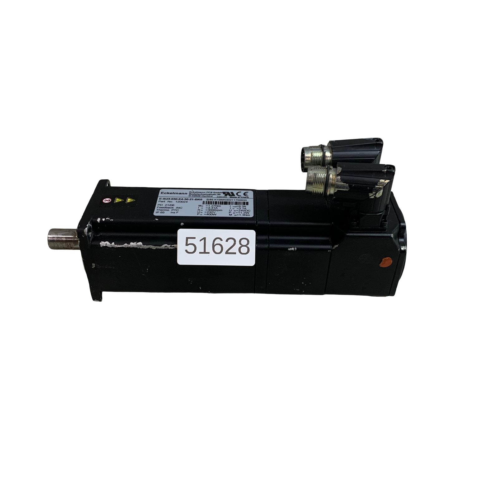 Eckelmann E-SU3-030-E4-30-21-BK0 120024 Servo Motor 400W 3000rpm