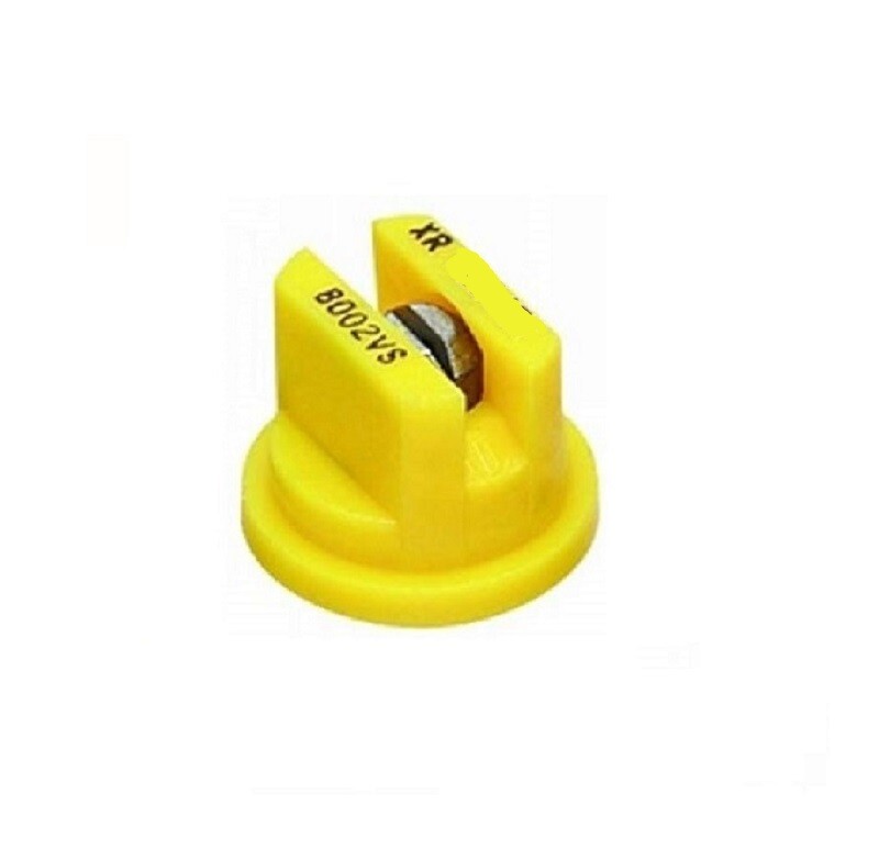 Pack of 25 – TeeJet Extended Range Flat Spray Tips Yellow 80° Poly w/SS Insert