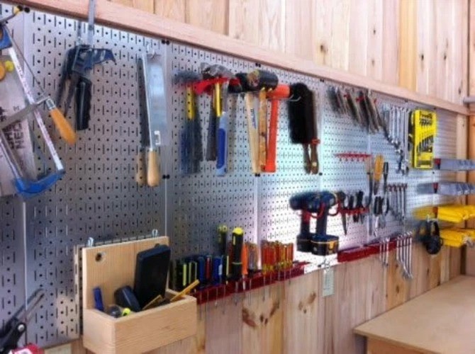 30-P-3232GV Galvanized Pegboard Panels – Versatile Tool Organizer, Easy Install