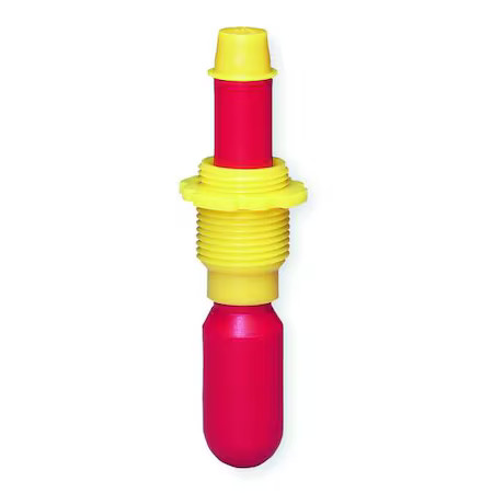 Justrite 08530 Vertical Drum Level Gauge, Hdpe, 0.75 In
