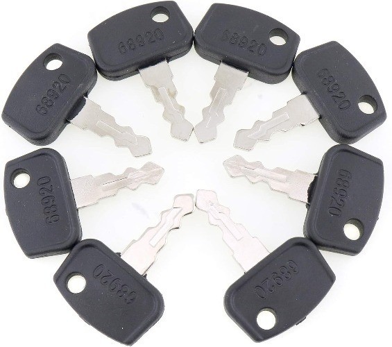 8PCS 68920 PL501-68920 Ignition Key for RTV UTV B BX F GR ZD RTV500 RTV900 BX235