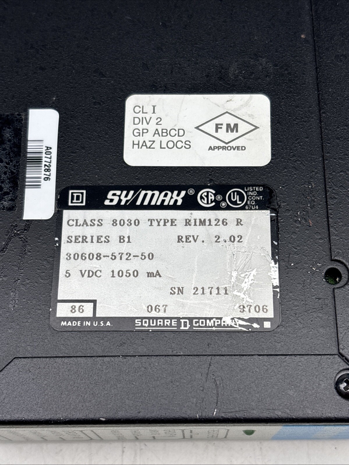 Square D SY/MAX 8030-RIM-126 Isolated Analog/Thermocouple Input (RIM-126)