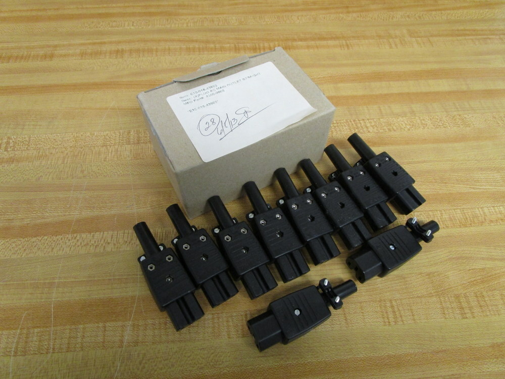 Schurter 4300.0603 Cord Connector 43000603 (Pack of 10)