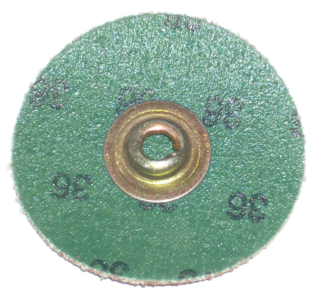 50 Standard Abrasives 2″ Quick Change Sanding Discs Type S 36 Grit A/O 2-Ply