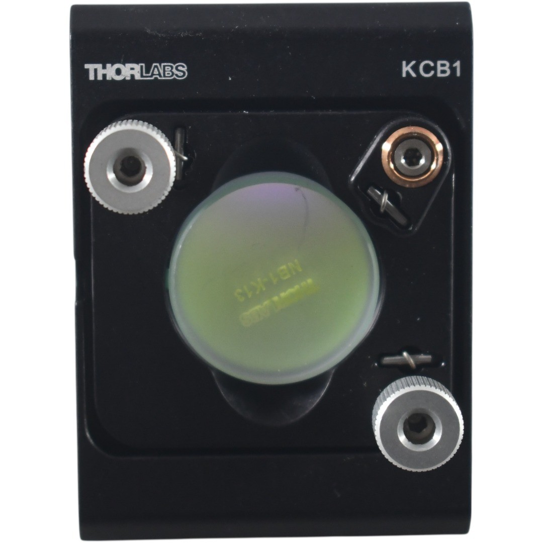 Thorlabs KCB1 Right Angle Kinematic Mirror Mount 30 mm Cage SM1 with Nd YAG Mirr