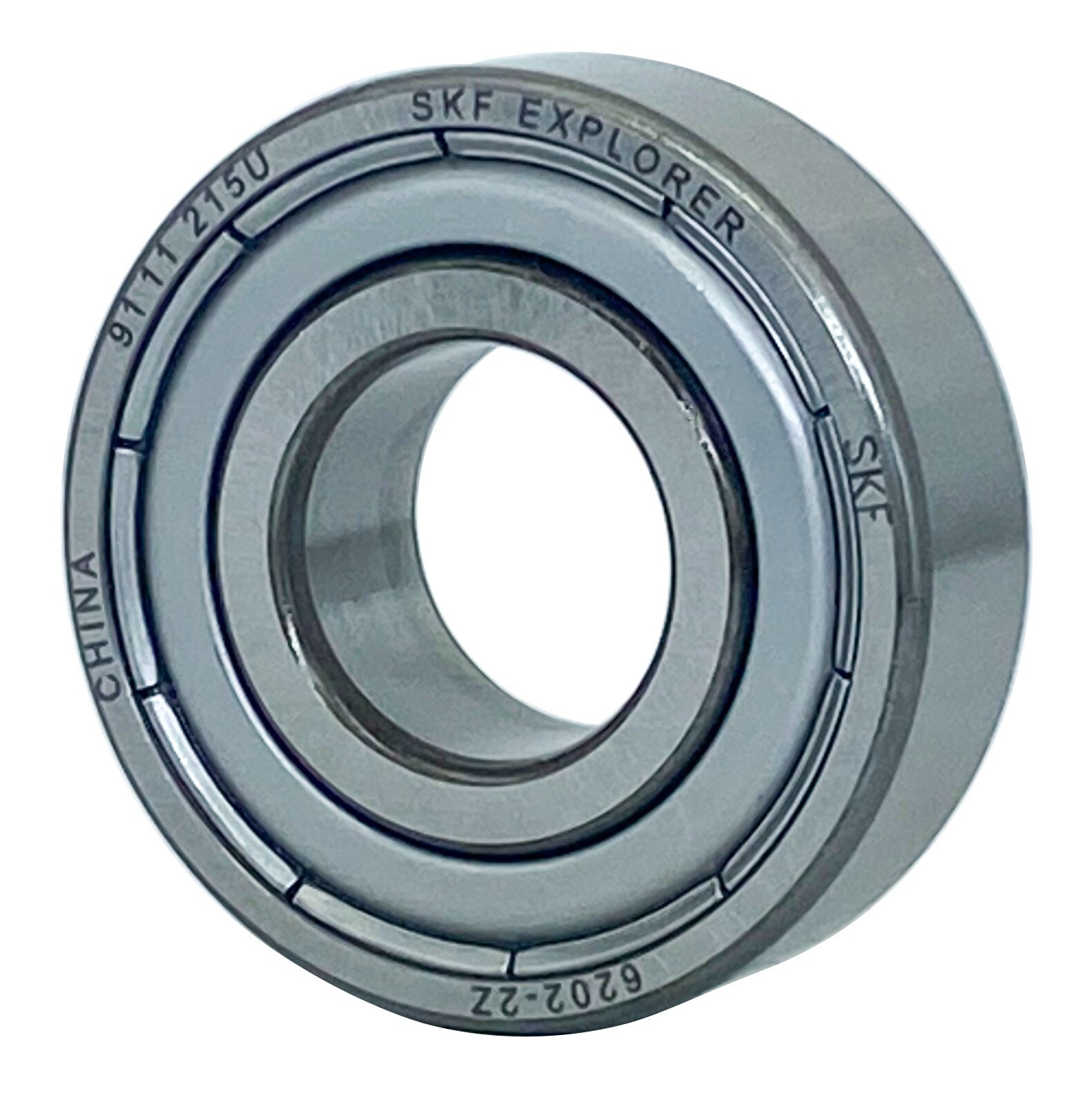 (2 PACK) SKF 6202-2Z 15X35X11MM Double Metal Seal Ball Bearings 6202ZZ