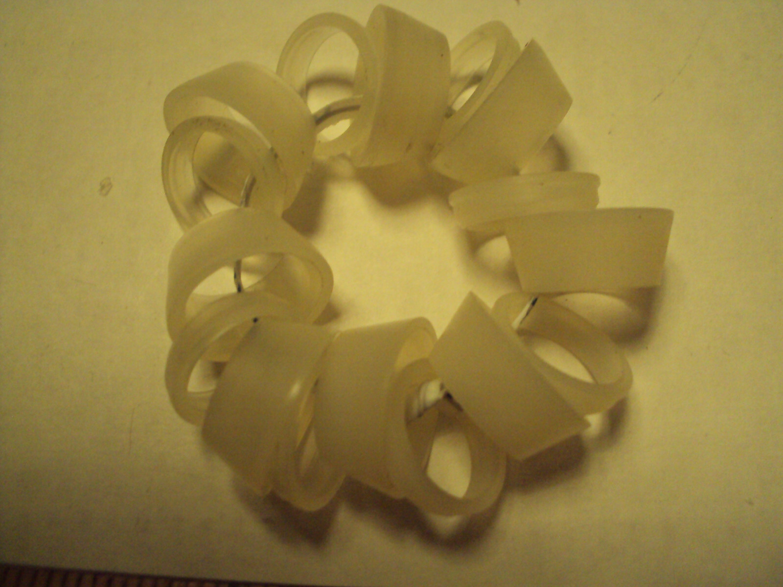 NY-810 Swagelok nylon front and back ferrule for 1/2″ tube; lot of 8 sets
