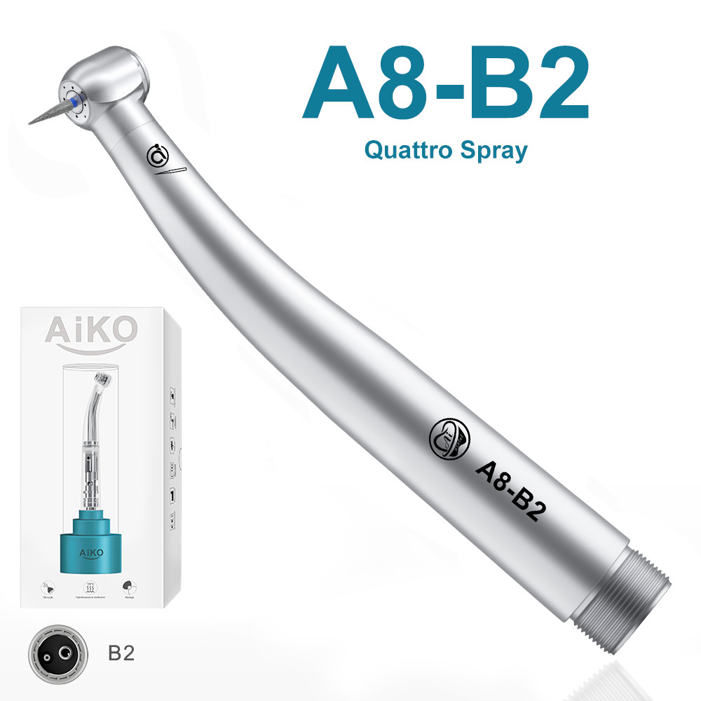 AI DENTAL High Speed Handpiece Mini/Standard Head Push Button Turbine K/NCoupler