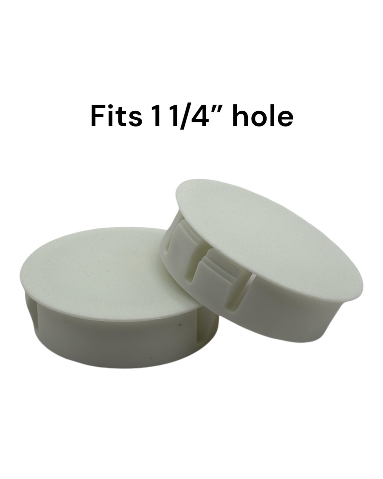 1 1/4″ Hole Nylon Locking Panel Plugs White Dome Cover 1 3/8″ Top Width