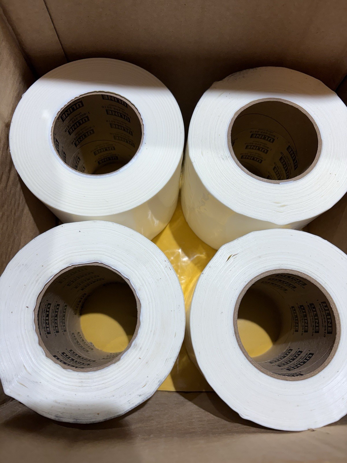 U-Line Marine Shrink Tape S-16158W White 6”x180’ 8 Rolls