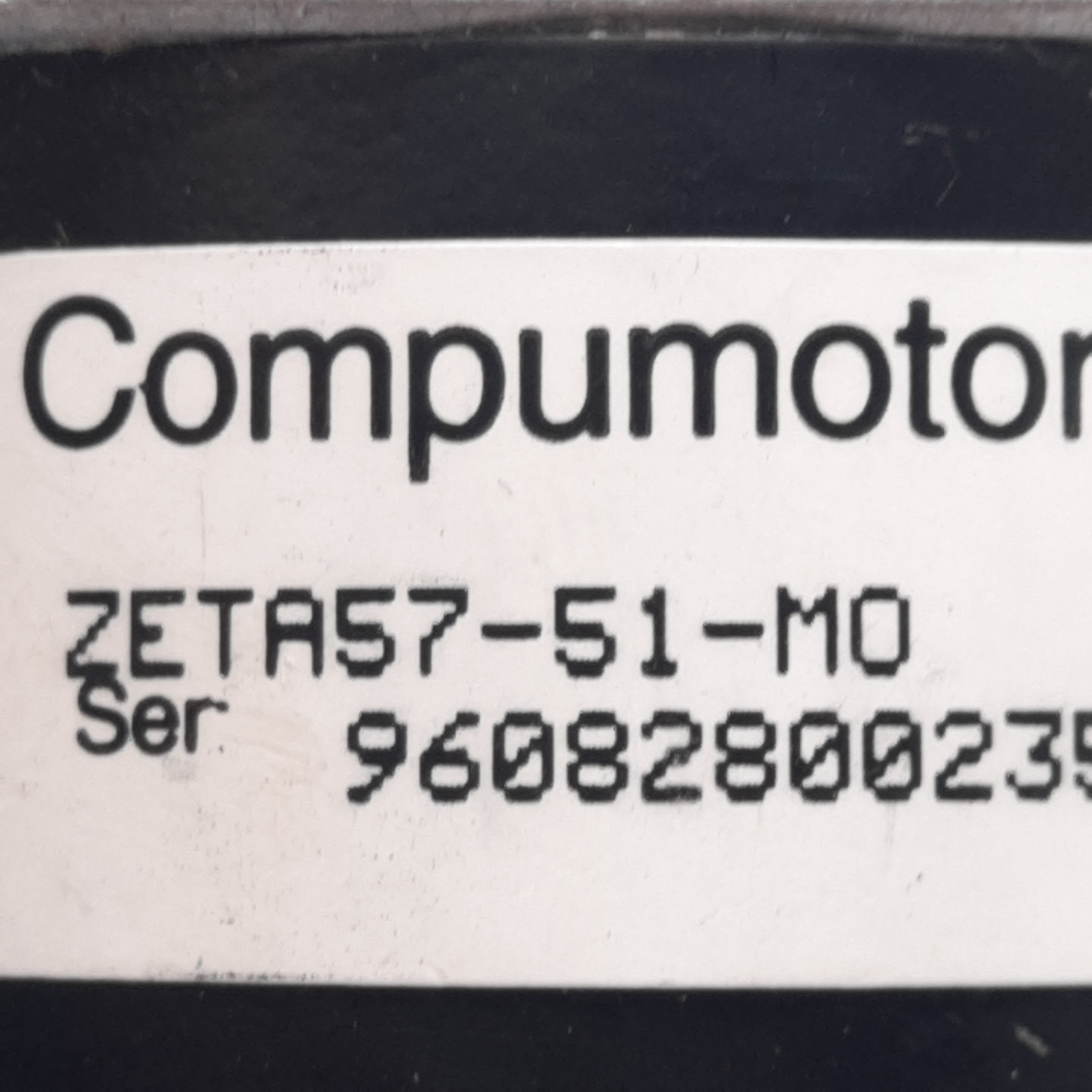 Parker ZETA57-51-MO Compumotor Microstepper Motor 90-130VAC ø1/4in Shaft NEMA 23