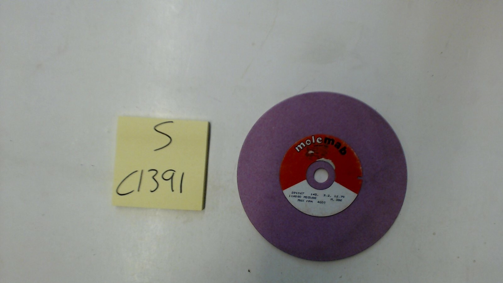 MoleMab 291067 145. 3,2. 12,70 Grinding Wheel 12mm/.47inch center hole