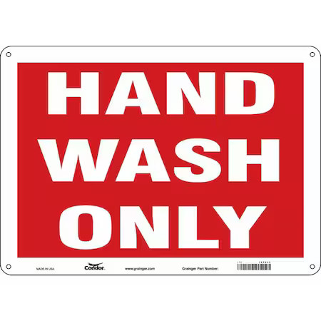 Condor 485N28 Hand Wash Only, 14 In W X 10 In H, Horizontal Rectangle,