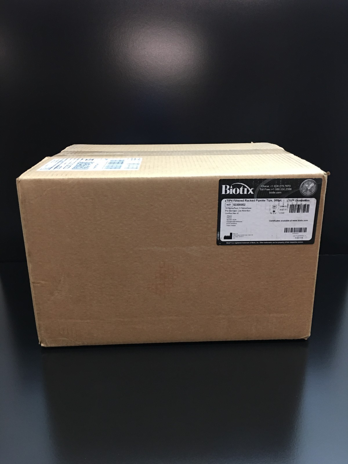 Biotix REF 63300002 xTIP4 Filtered Racked Pipette Tips 300uL Low Retention