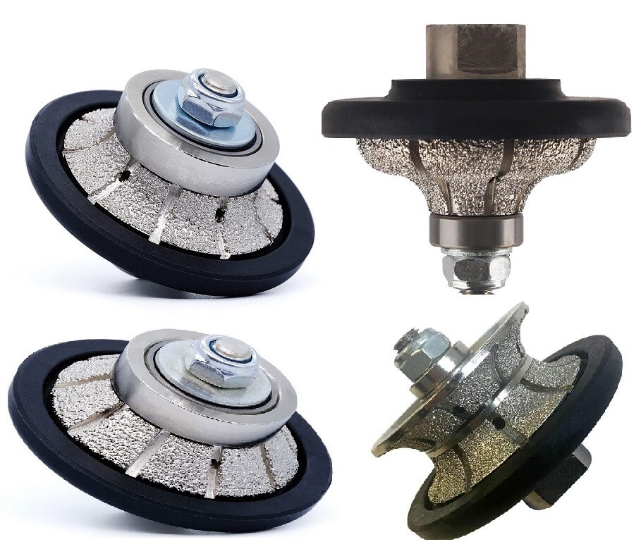 Diamond Router Bit Profile Wheel Granite Marble Stone Edge Shaping Polishing Pad
