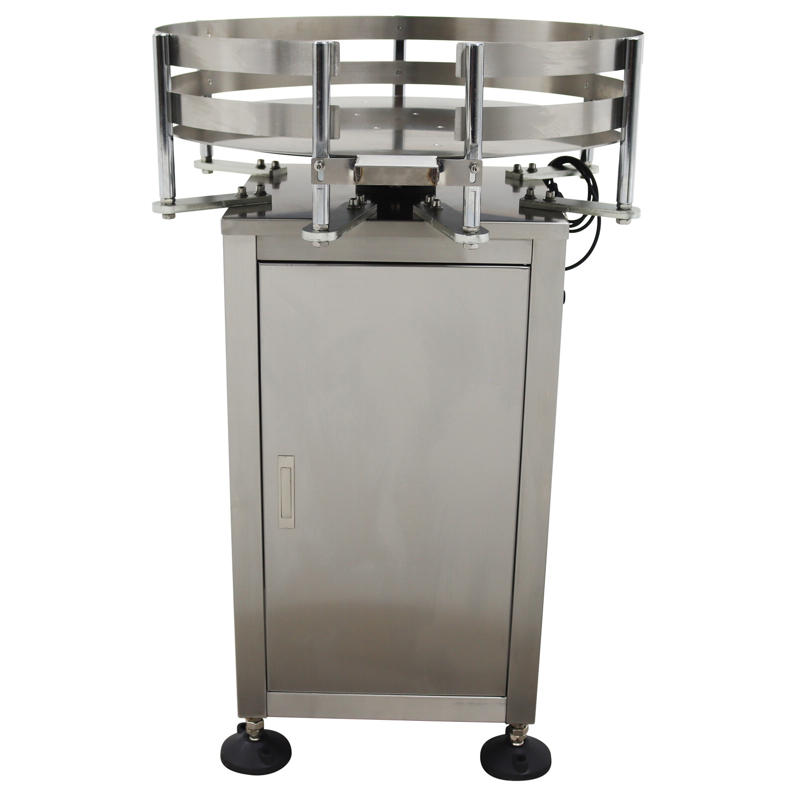 Automatic Bottle Collecting Machine Bottle Organizer Table Rotary 23.6inch 110V