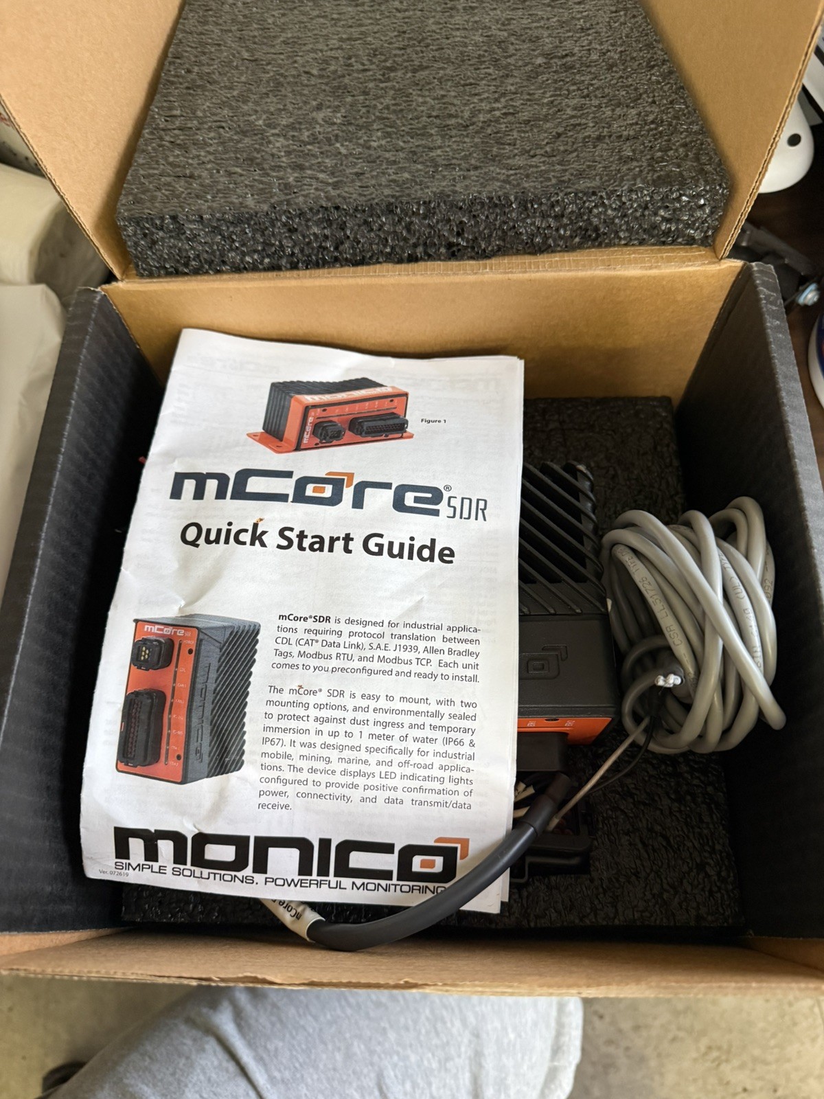 Monico MCore SDR Caterpillar MC1.3.S1.MO.TO Modbus Emcp Bacnet IOT Generator BAS