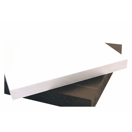 Black Hdpe Sheet Stock 48″ L X 24″ W X 0.500″ Thick, 1Zba4