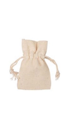 100 Natural Cotton Drawstring 3 x 4 Pouches Draw String Jewelry Gift Bags Pouch
