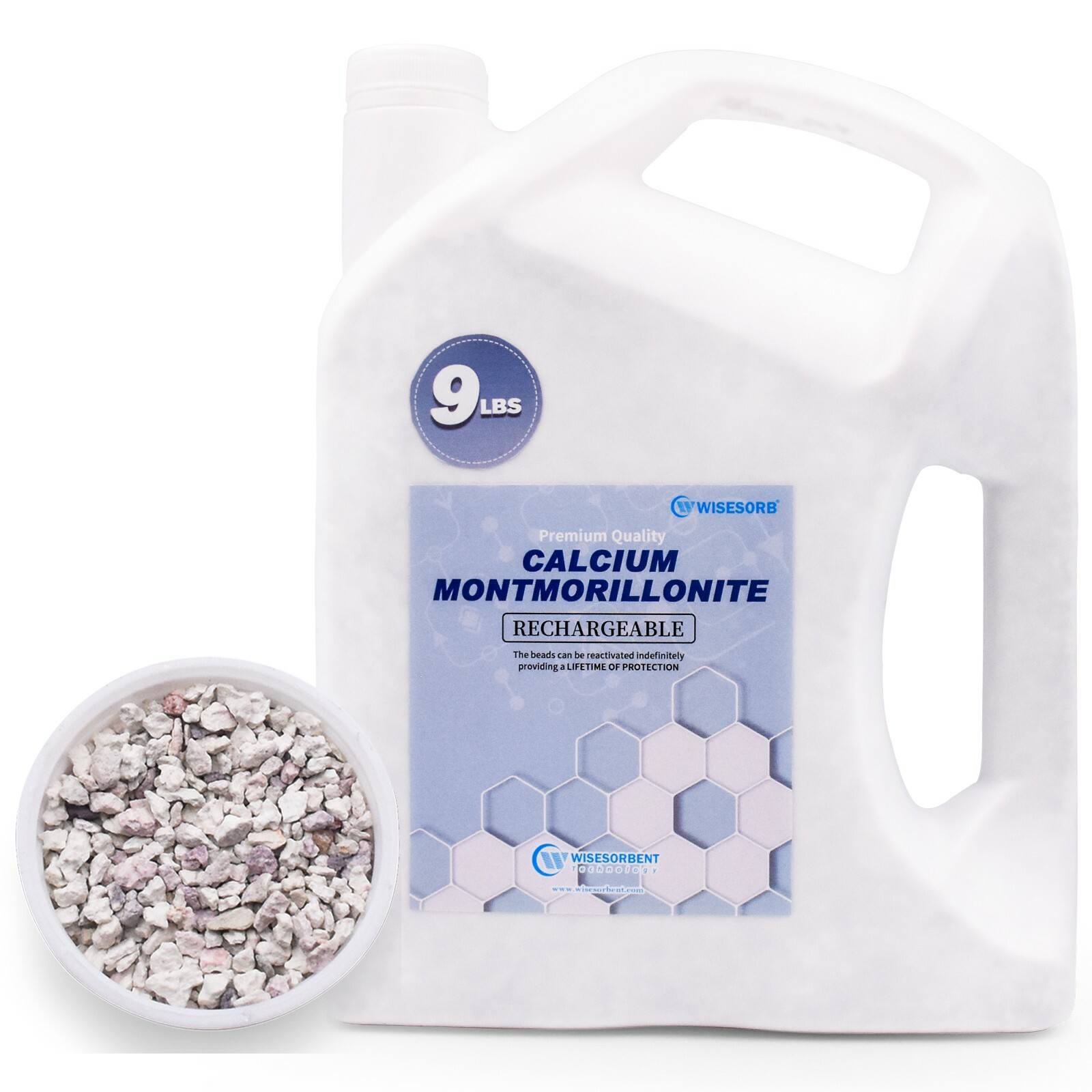 9LBS Premium Quality Desiccant Bulk Material (Calcium Montmorillonite)