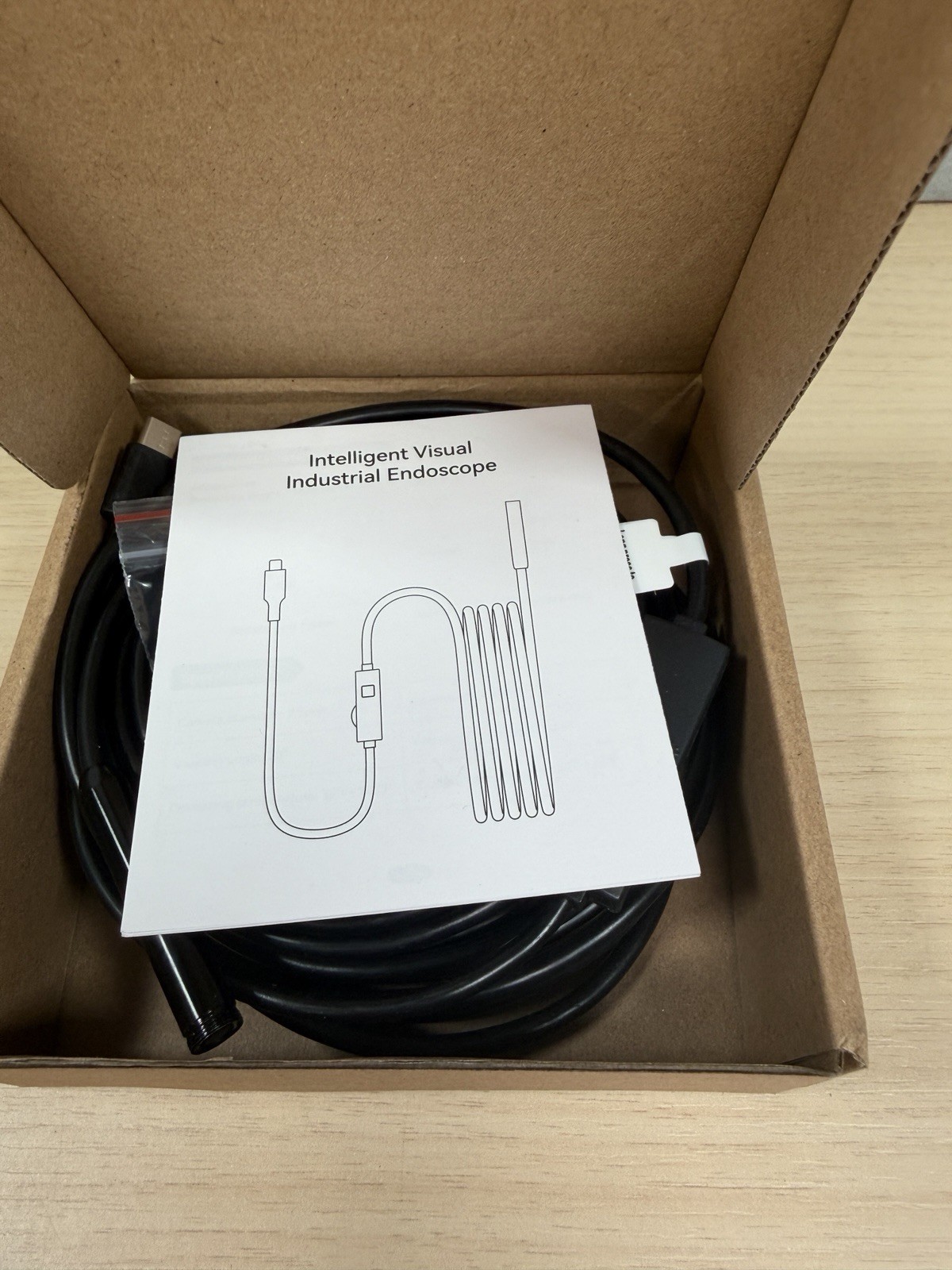 Endoscope Industrial dual Camera Lens 5m Line Length New Photo & Video HD LED