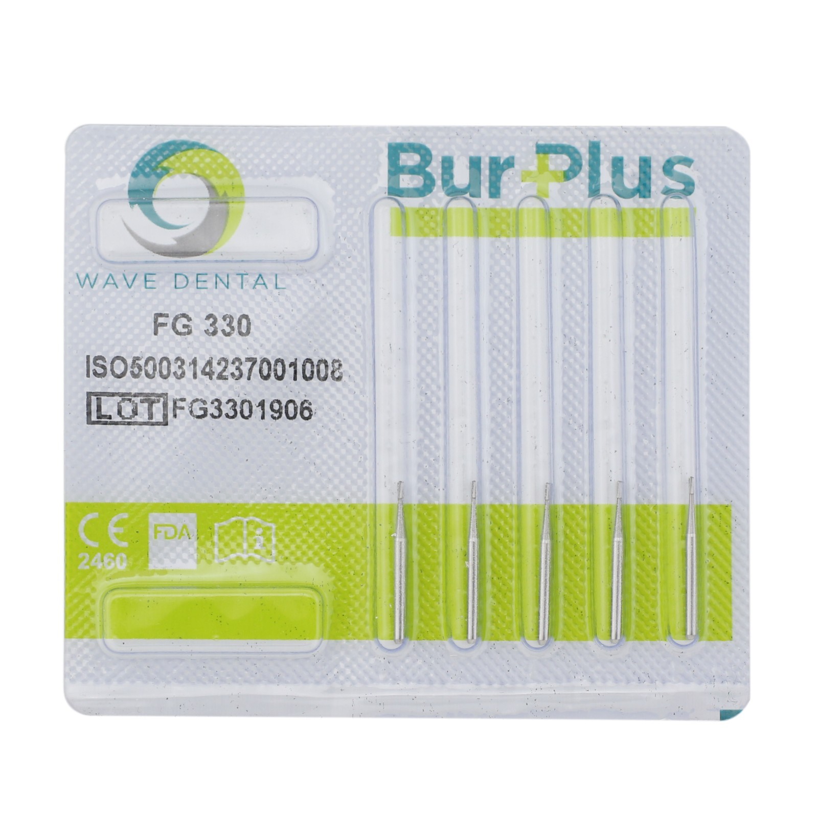 Dental Burs Carbide Pear 330 Diamond Burs Friction Grip High Speed FG 830/010C