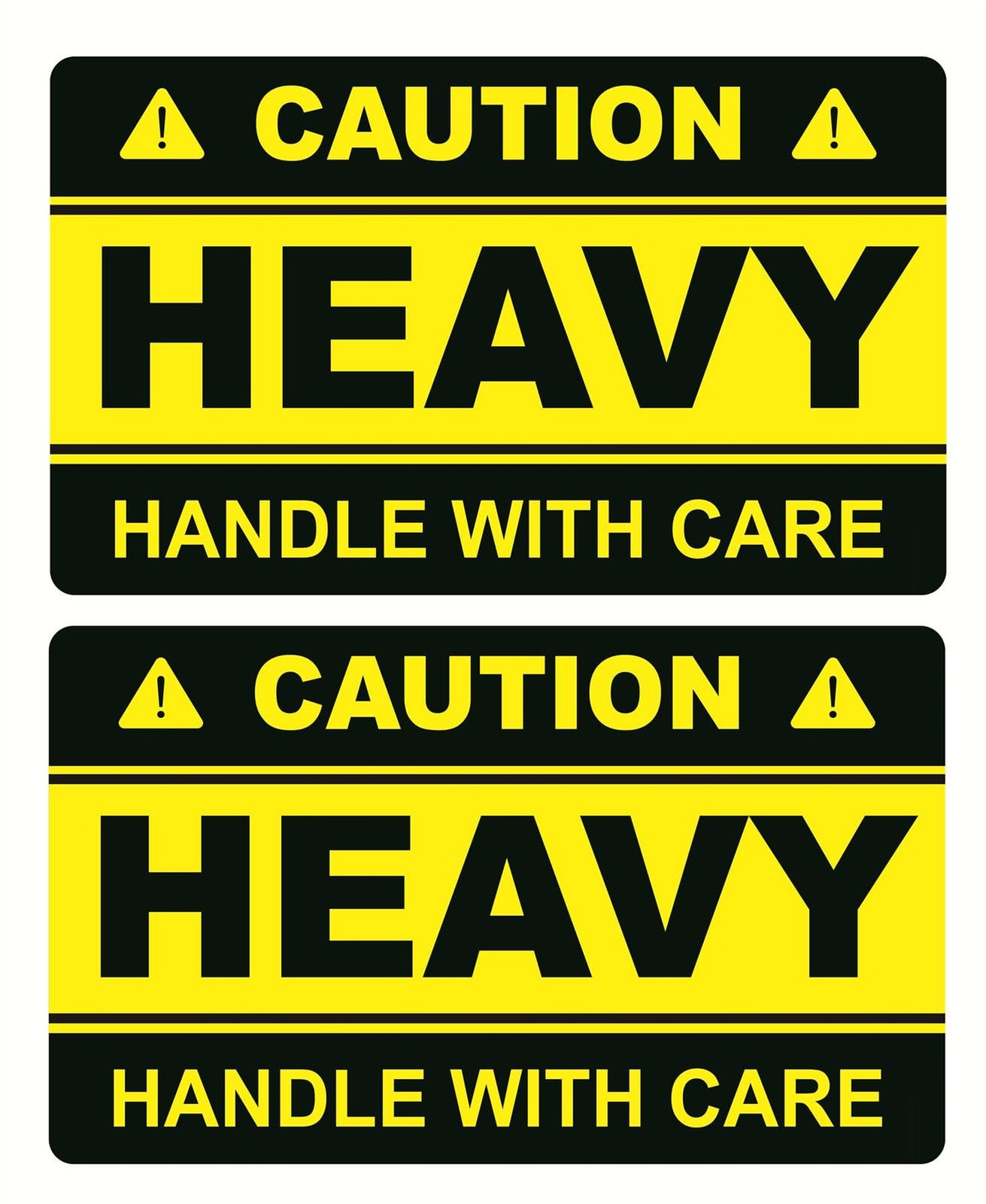 Caution Heavy Sticker,3x5inch 50pcs Large Heavy Handle with Care Shipping Sti…