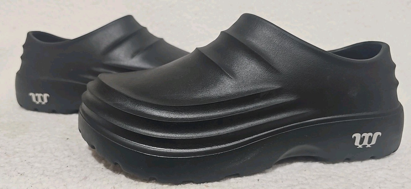Armadillo Slip Resistant Black Work Clog Lightweight Waterproof Size 41