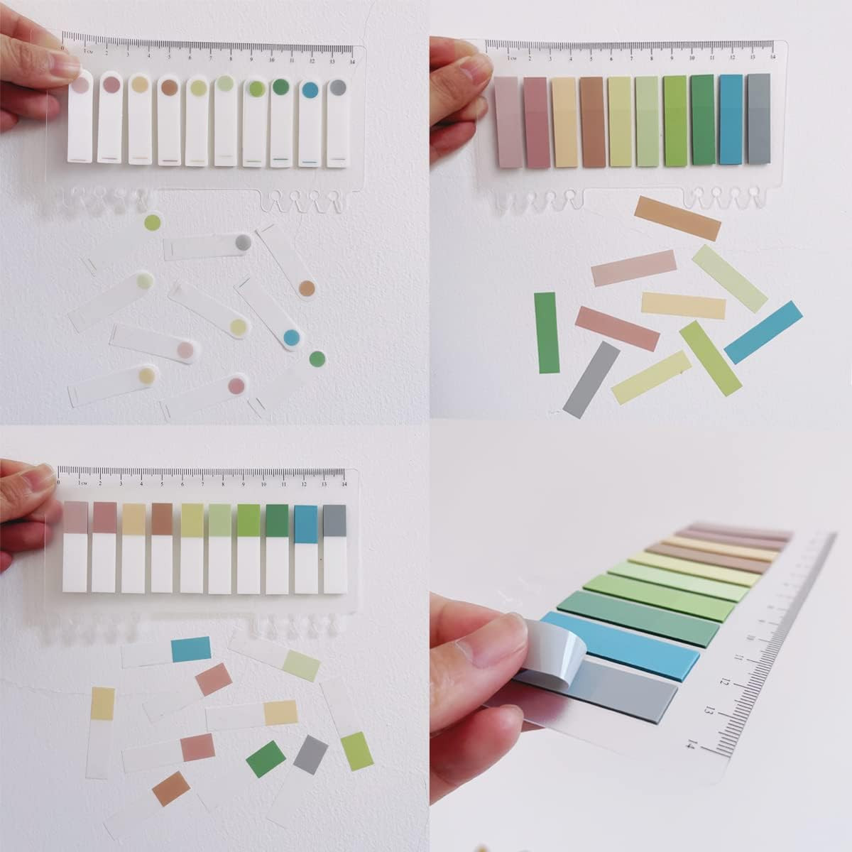 600 Pcs Morandi Sticky Tabs for Books – Pastel Page Markers and Annotations