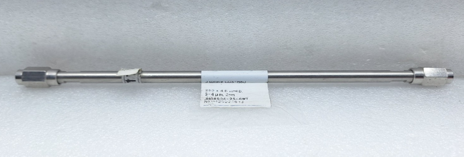 YMC-Pack ODS H80 HPLC Column 250 x 4.6mm 4µm 8nm JH08S04-2546WT Used