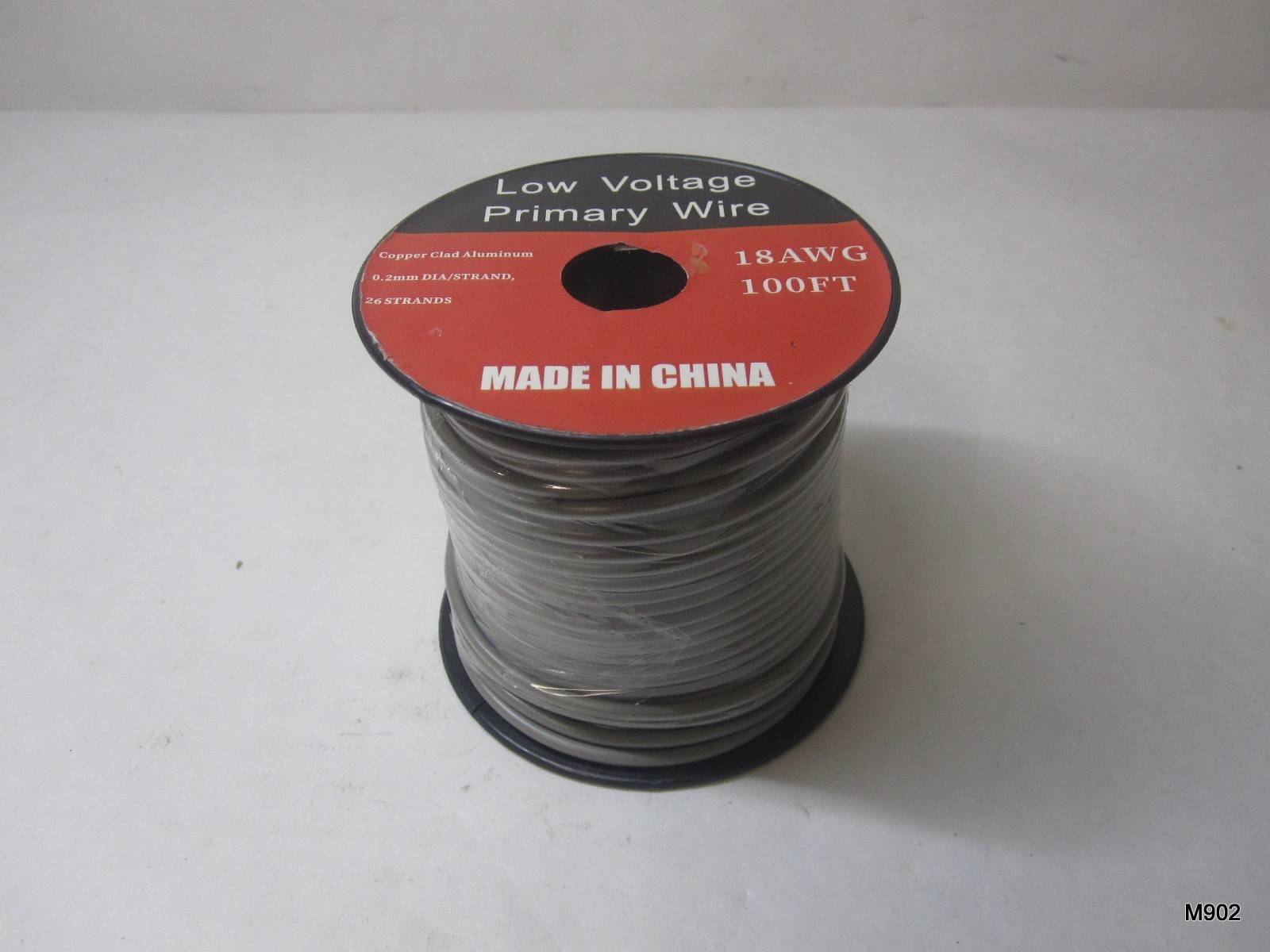 Low Voltage Primary Wire GREY 26 Strand 18AWG Copper Clad Aluminum Wire 100FT