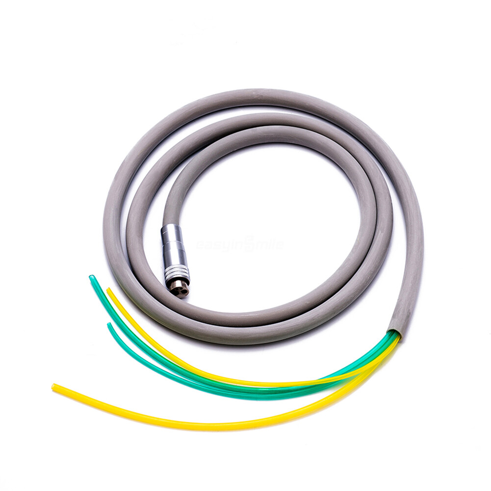 Dental Silicone Tubing Hose Air Turbine Motor Handpiece Connector 2/4Holes Lab
