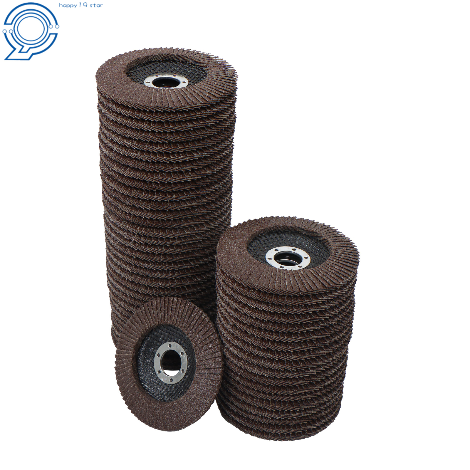 50 Pcs 4-1/2″ X 7/8″ Premium Zirconia Flap Disc Sanding Grinding 40 Grit Grey