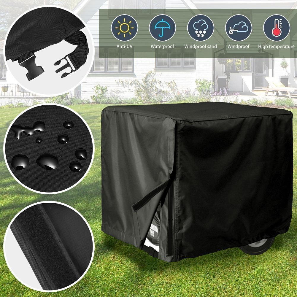 Universal Generator Cover 600D Waterproof For 3000-5000watt (32″ X 24″ X 24″)