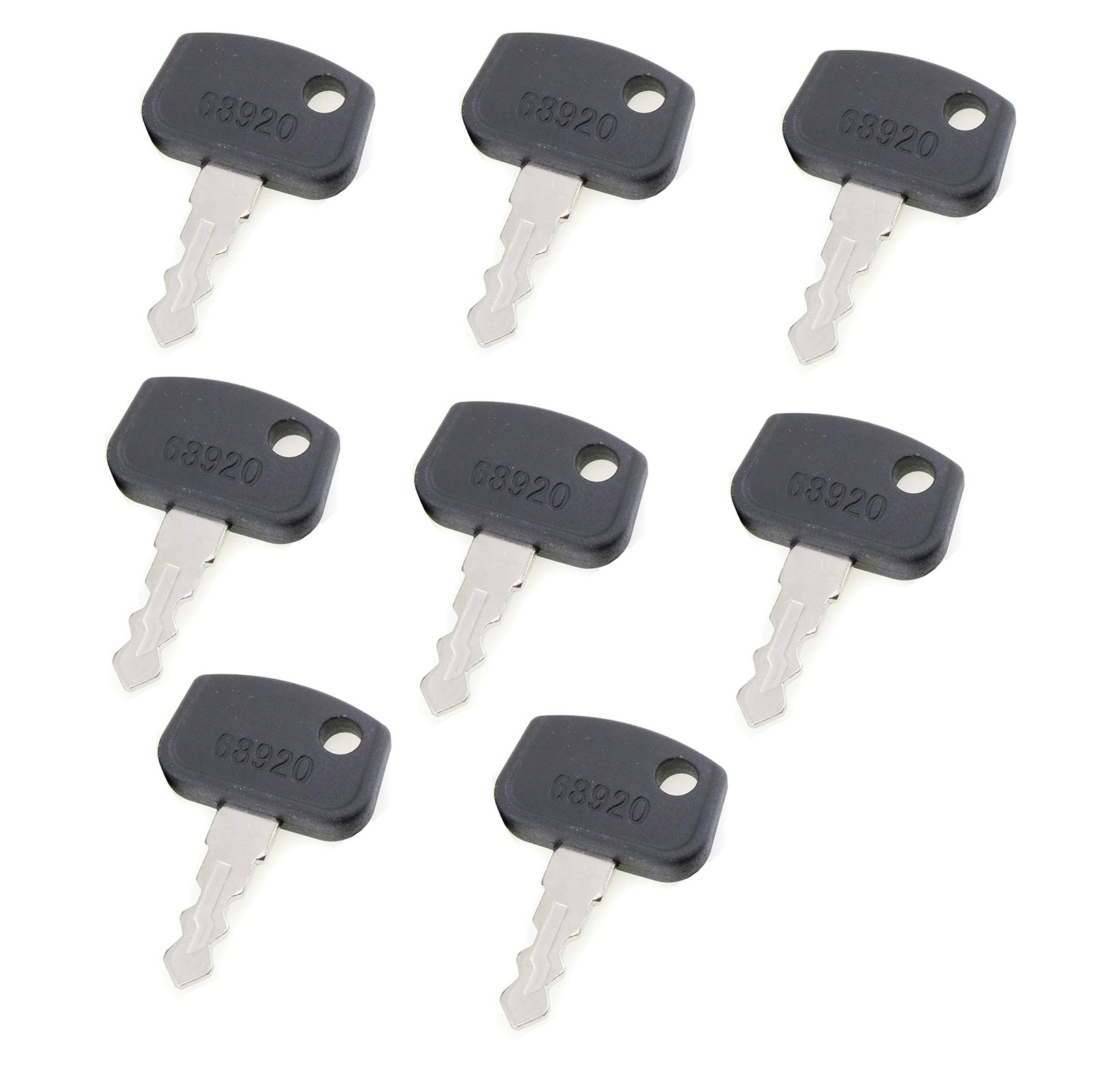 8 PCS PL50168920 68920 Ignition Key For Kubota RTV UTV B BX F GR ZD Mower