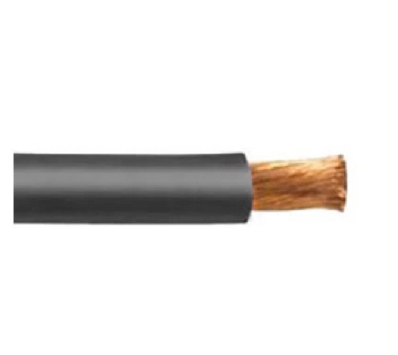 30ft 2 AWG GAUGE WELDING CABLE BLACK COPPER BATTERY LEADS MADE IN USA