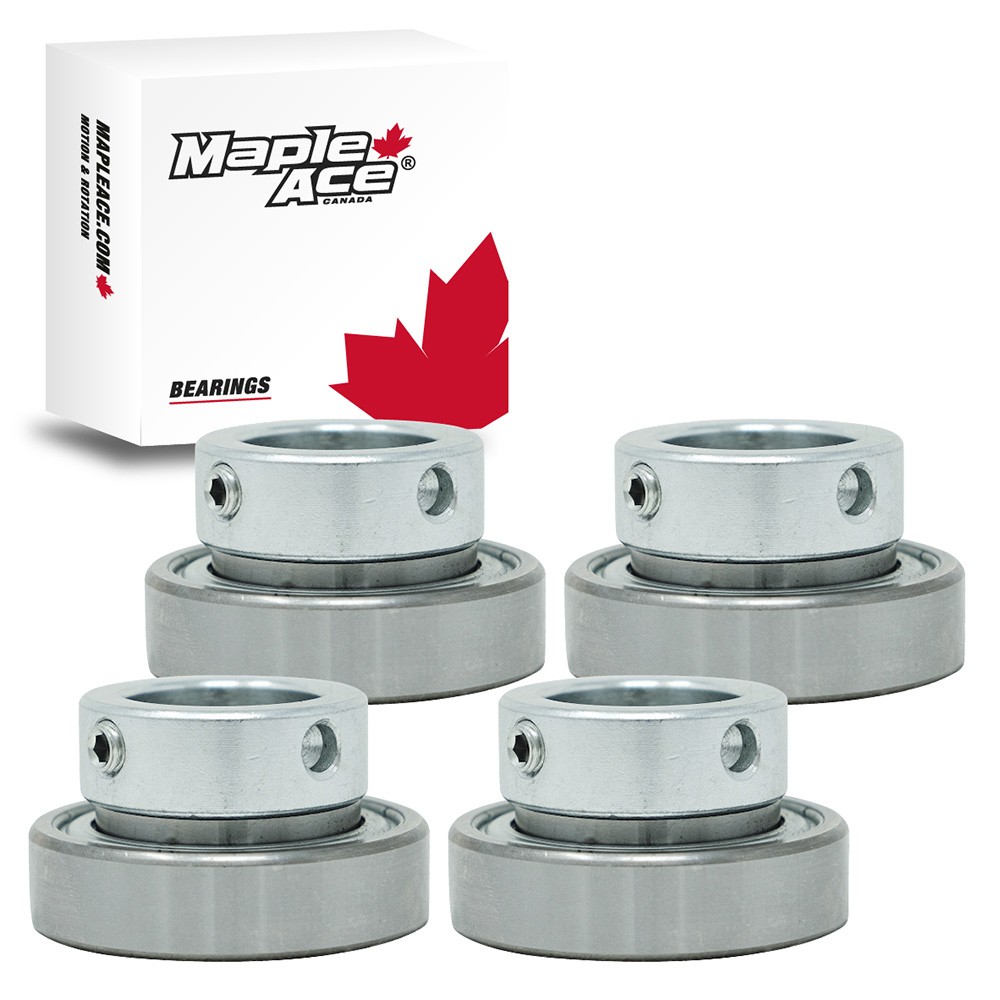 CSA205-16 Insert Bearing 1″ Bore, Cylindrical OD, Eccentric Lock Collar (Qty 4)