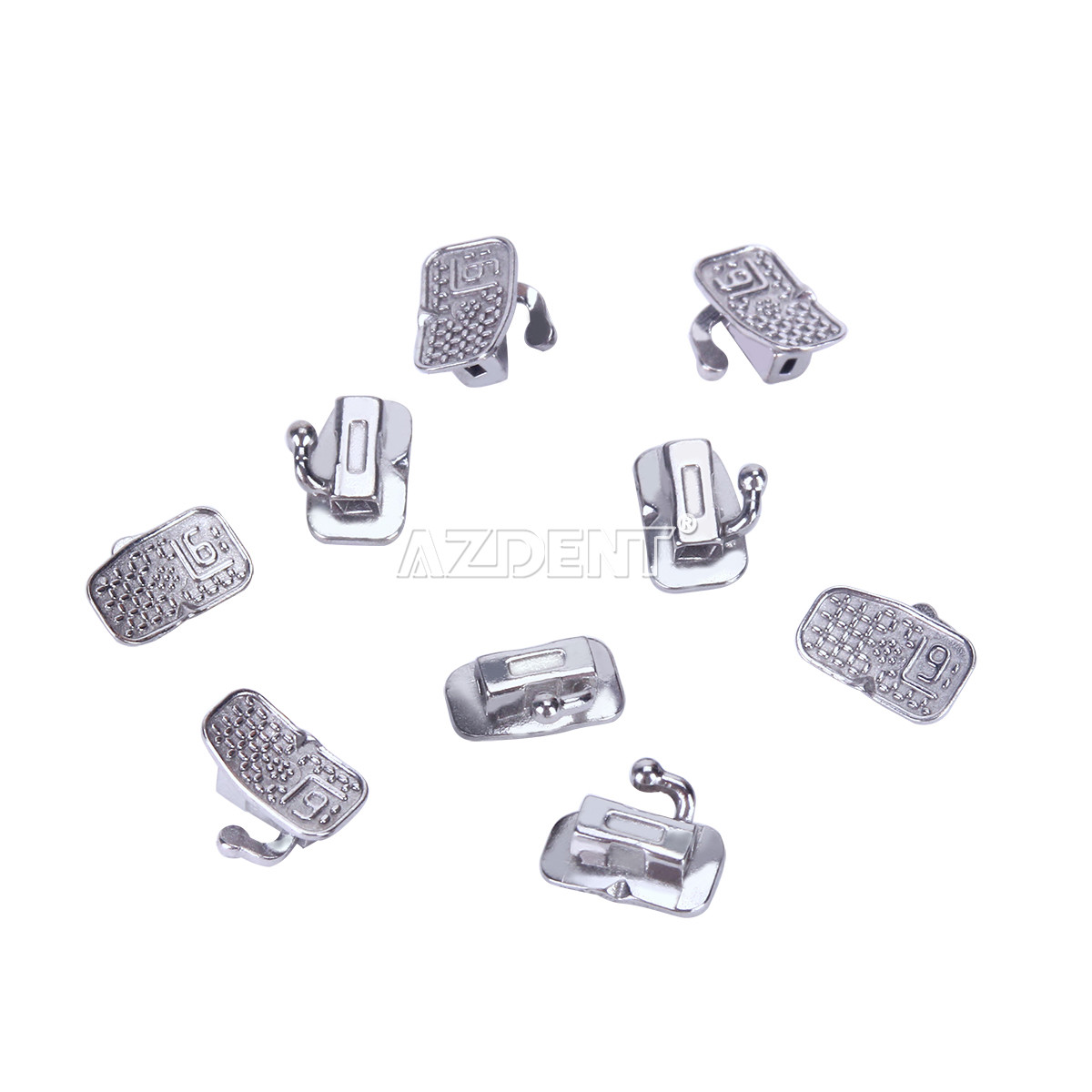 Dental Orthodontic Buccal Tube Roth 0.022 1st Molar Bondable Monoblock Non-Conv