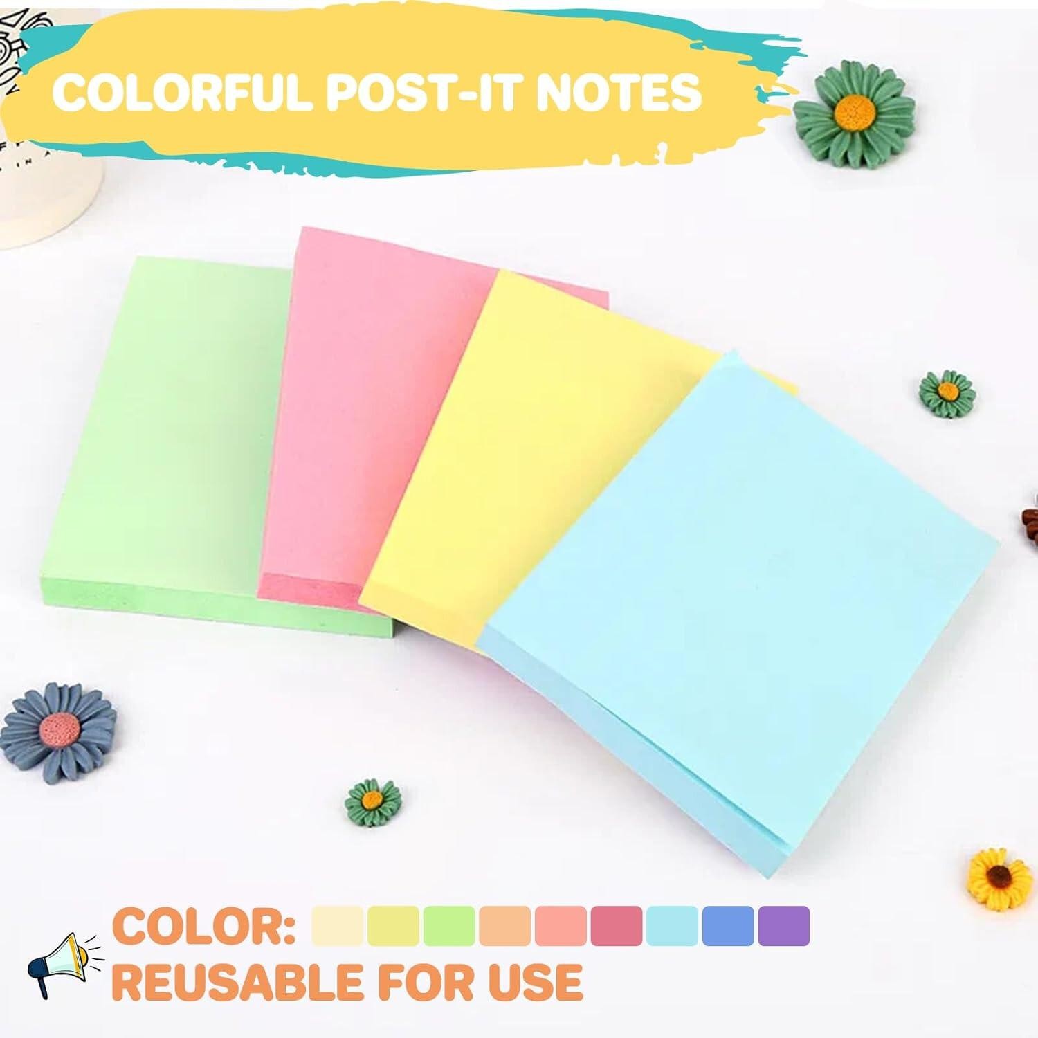 Post It Notes Pop-up, Sticky Notes, 3×3 Inches, 9 Pads, Bright Colors Self-st..